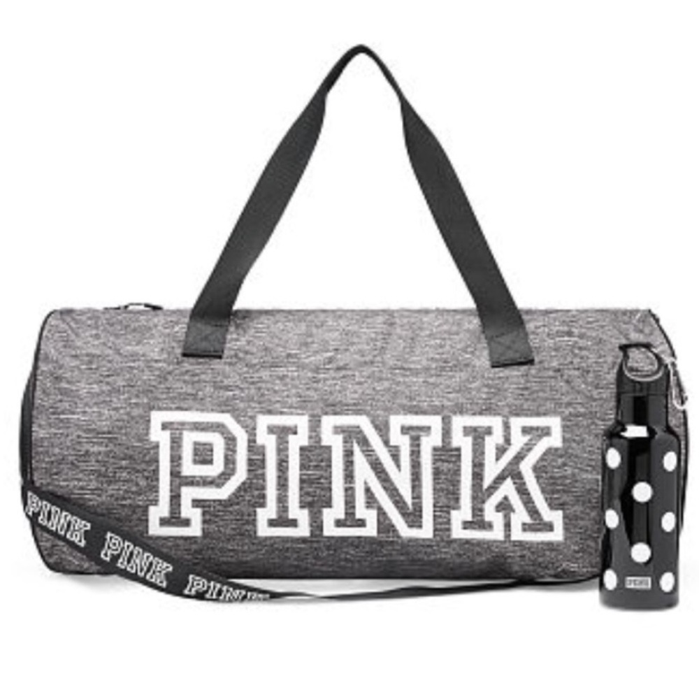 VS Pink Duffle & Water Bottle